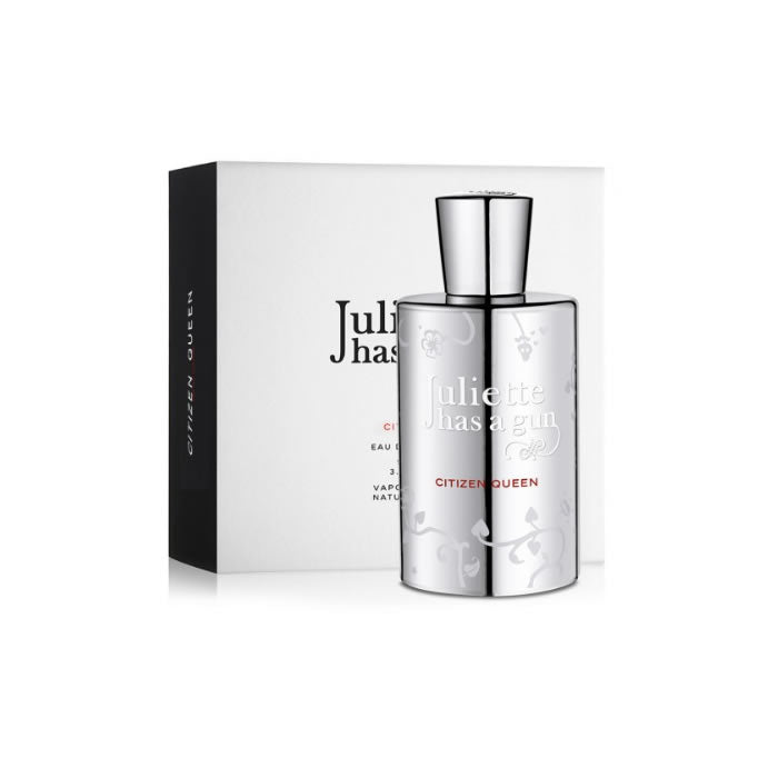 Juliette Has A Gun Citizen Queen Eau De Parfum spray in 100ml bottle, elegant fragrance with sleek design and floral notes.