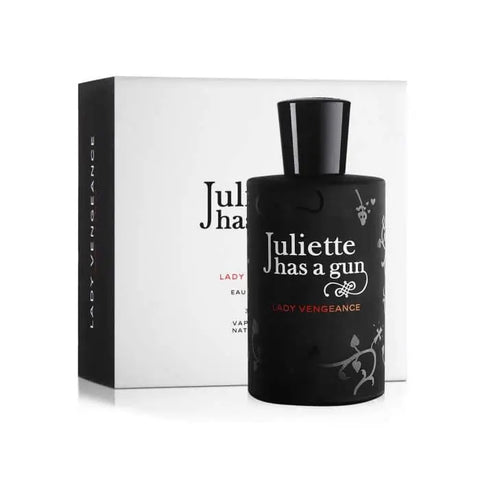 Juliette Has A Gun Lady Vengeance Eau De Parfum spray, 100ml bottle, featuring sleek packaging and elegant branding.