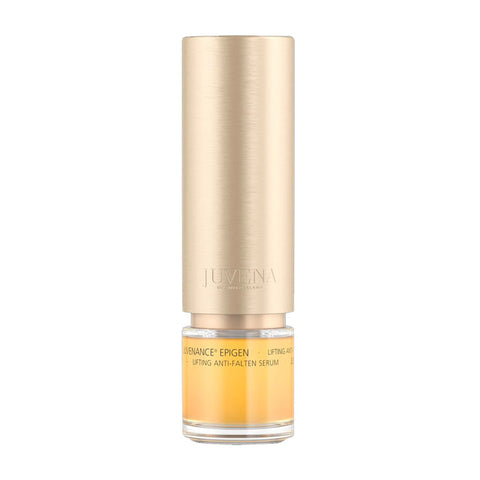Juvena Juvenance Epigen Serum 30ml from Jag Couture London shows a sleek glass bottle with a pump dispenser.