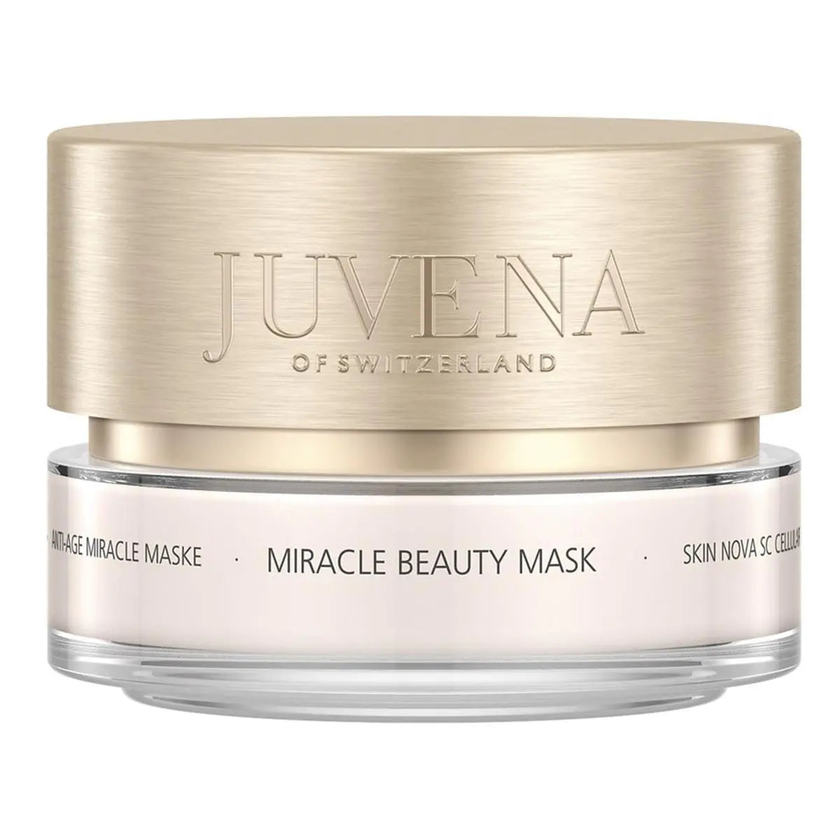 Juvena Miracle Beauty Mask 75ml in a sleek jar, featuring a luxurious skincare treatment from Jag Couture London New York.