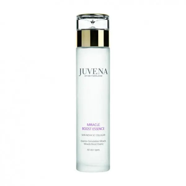 Jag Couture London New York Juvena Miracle Boost Essence 125ml bottle with sleek packaging and clear labeling.
