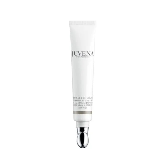 Juvena Miracle Eye Cream 20ml by Jag Couture London - New York, showing the cream jar with a sleek design and label.