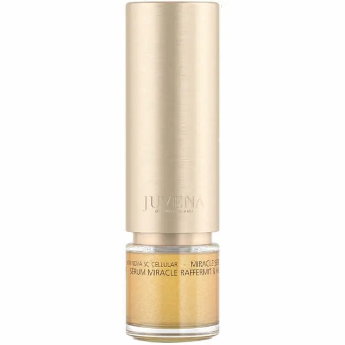 Jag Couture London New York Juvena Miracle Serum 30ml bottle, firming and hydrating skincare treatment in sleek packaging.