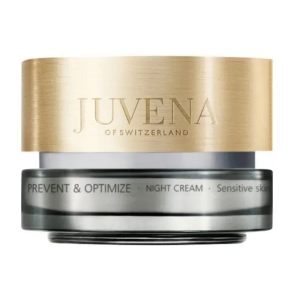 Jag Couture London New York Juvena Prevent and Optimize Night Cream for sensitive skin, 50ml jar with a smooth cream texture
