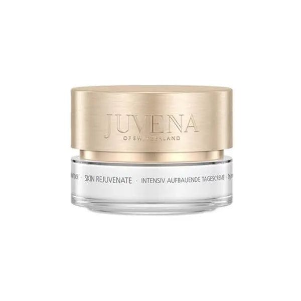 Jag Couture London New York Juvena Rejuvenate Intensive Nourishing Day Cream 50ml in a sleek jar with a white lid.