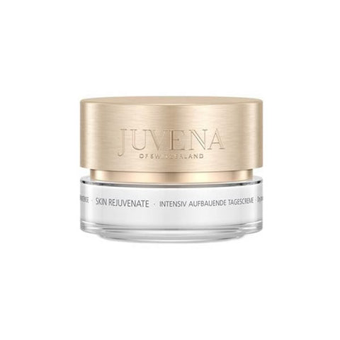 Jag Couture London Rejuvenate Intensive Nourishing Day Cream by Juvena in a 50ml jar, showcasing a luxurious skincare product.