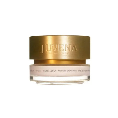 Jag Couture London New York Juvena Skin Energy Moisture Cream Rich 50ml, hydrating skincare in a jar.