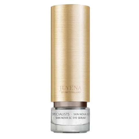 Juvena Skin Nova SC Serum in 30ml bottle, featuring clear glass and dropper applicator, on a neutral background.