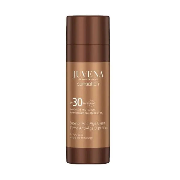 Juvena Sunsation Superior Anti-Age Cream SPF30 by Jag Couture London New York, 30ml jar with cream visible in the image.