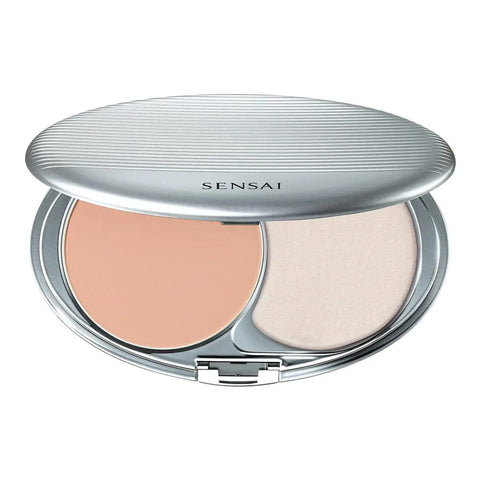 Kanebo Cellular Performance Total Finish Foundation TF22 Natural Beige by Jag Couture London, showcasing the foundation's smooth, natural finish.