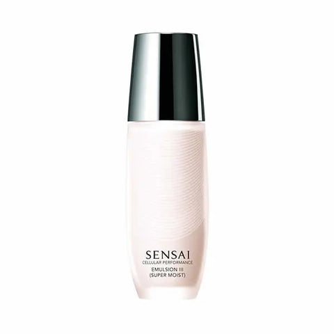 Kanebo Sensai Cellular Performance Emulsion III Super Moist 100ml, a luxurious skincare product with a sleek bottle.