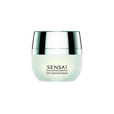 Kanebo Sensai Cellular Performance Eye Contour Balm 15ml, creamy formula in a sleek jar, designed to hydrate and smooth the eye area.