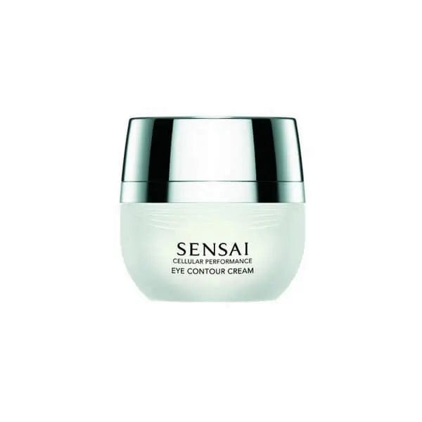 Kanebo Sensai Cellular Performance Eye Contour Cream in 15ml jar, designed for smoothing and hydrating the delicate eye area.