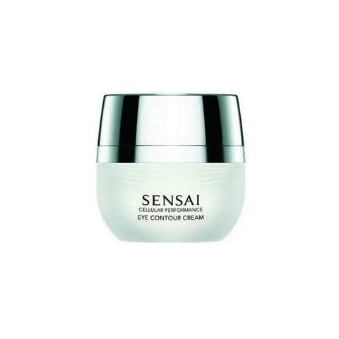 Kanebo Sensai Cellular Performance Eye Contour Cream in 15ml jar, designed for smoothing and hydrating the delicate eye area.