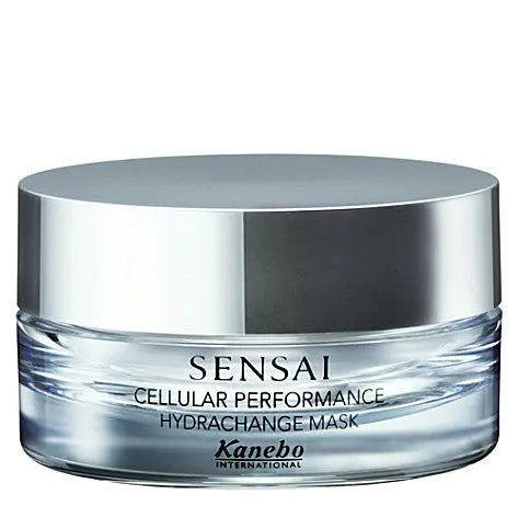 Kanebo Sensai Cellular Performance Hydrachange Mask in 75ml jar, moisturizing skincare treatment with luxurious texture.