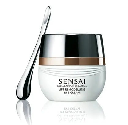 Kanebo Sensai Cellular Performance Lift Remodelling Eye Cream in 15ml jar, designed to reduce puffiness and fine lines around the eyes.