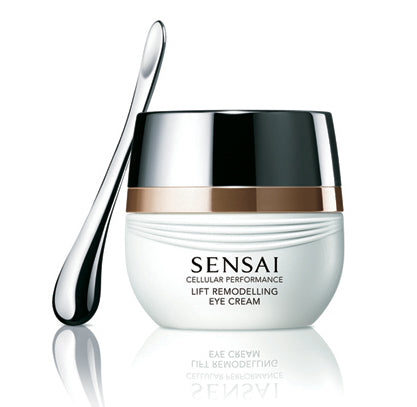 Kanebo Sensai Cellular Performance Lift Remodelling Eye Cream in 15ml jar, designed to hydrate and firm the delicate eye area.