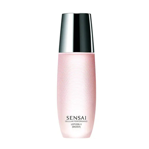 Kanebo Sensai Cellular Performance Lotion II Moist in a 125ml bottle, featuring elegant packaging with a sleek design.