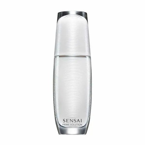 Kanebo Sensai Prime Solution 75ml skincare bottle, with sleek design, on a neutral background.