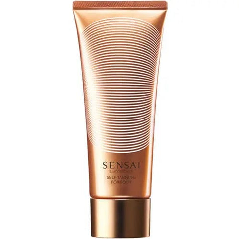 Kanebo Sensai Silky Bronze Self Tanning for Body 150ml, smooth tanning lotion with luxurious formula, shown in sleek packaging.