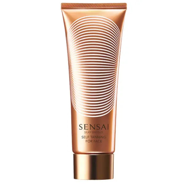 Kanebo Sensai Silky Bronze Self Tanning for Face, 50ml, smooth self-tanning cream in a sleek tube.