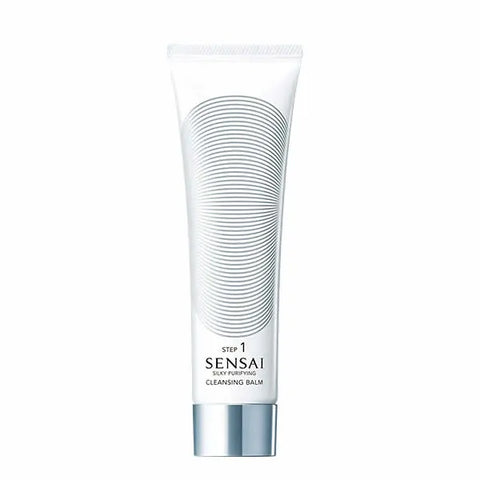 Kanebo Sensai Silky Purifying Cleansing Balm in a 125ml jar, shown with elegant packaging and a smooth, creamy texture.