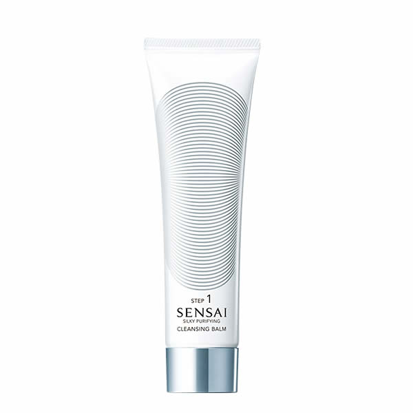 Kanebo Sensai Silky Purifying Cleansing Balm 125ml in a sleek jar, suitable for gentle facial cleansing and skin purification.