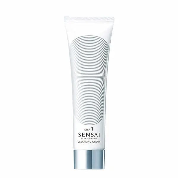 Kanebo Sensai Silky Purifying Cleansing Cream in 125ml jar, shown with elegant packaging and product label.