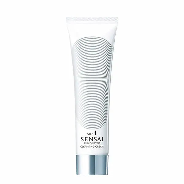 Kanebo Sensai Silky Purifying Cleansing Cream in 125ml jar, smooth texture, suitable for gentle facial cleansing.