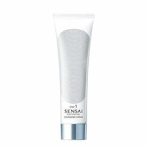 Kanebo Sensai Silky Purifying Cleansing Cream 125ml, shown in a sleek tube, designed for gentle skin cleansing and purification.