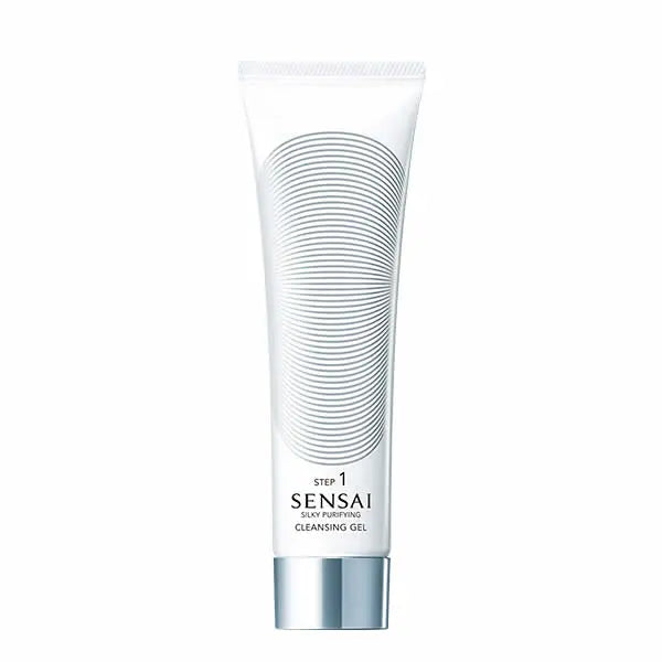 Kanebo Sensai Silky Purifying Cleansing Gel in 125ml bottle, shown with sleek packaging and clear label.