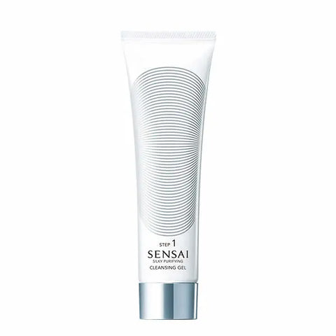Kanebo Sensai Silky Purifying Cleansing Gel in 125ml bottle, shown with sleek packaging and clear label.