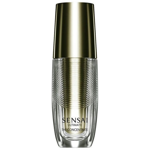 Kanebo Sensai Ultimate The Concentrate 30ml bottle, a luxurious skincare product with elegant packaging from Jag Couture London New York