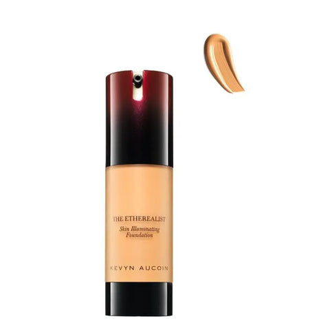 Kevyn Aucoin The Etherealist Skin Illuminating Foundation in Medium EF 08, with a smooth, luminous liquid texture.