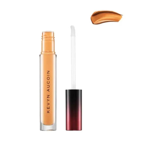Kevyn Aucoin The Etherealist Super Natural Concealer in Medium EC 06, with a sleek container and applicator brush.