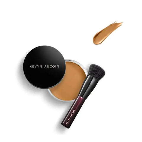 Kevyn Aucoin The Foundation Balm in Medium FB 10.5, a beauty product by Jag Couture London New York, shown in a close-up image.