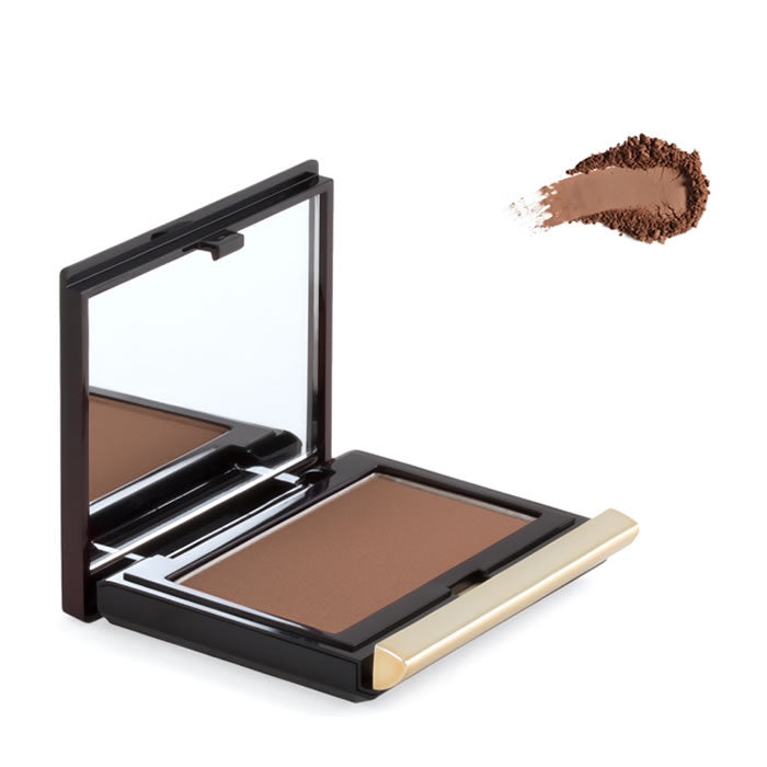 Kevyn Aucoin The Sculpting Powder in Deep shade, showcasing the compact powder with its sleek packaging and deep-toned product.