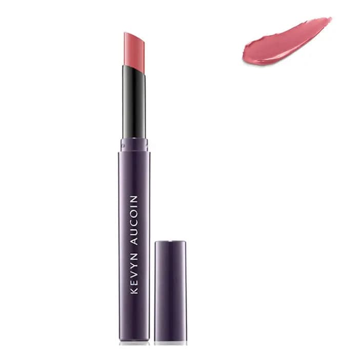 Kevyn Aucoin Unforgettable Lipstick Cream in Legendary, shown in a sleek tube with rich, creamy lipstick color.