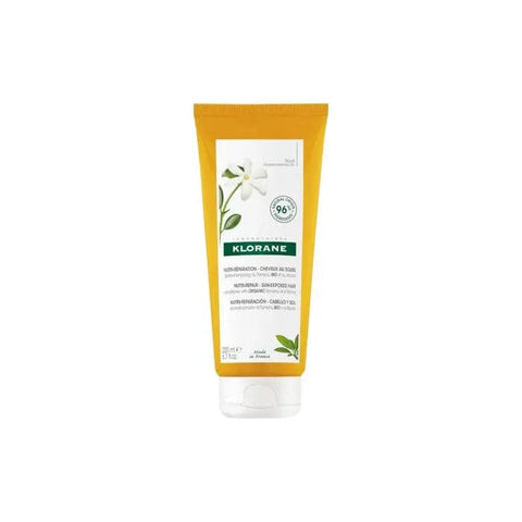 Klorane After Sun Conditioner with Tamanu Bio and Monoï in a 200ml bottle, suitable for nourishing and soothing sun-exposed skin