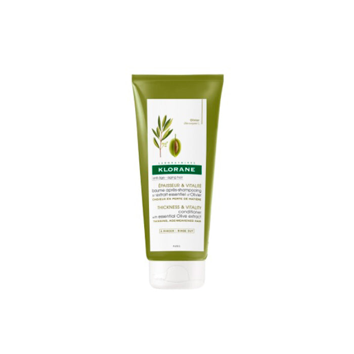 Klorane Conditioner Balm with Olive Essence in 200ml jar, smooths and nourishes hair with natural olive extract, by Jag Couture London.