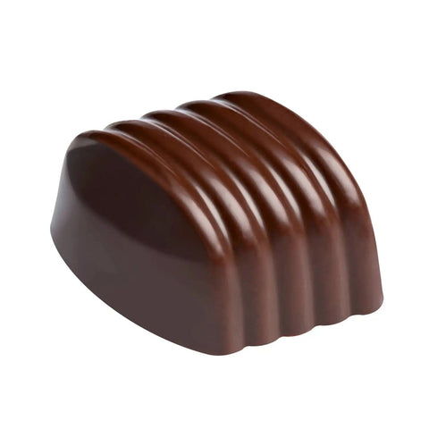 Kreta pistachio cream in dark chocolate by Jag Couture London, 12.4g, shown in a sleek chocolate packaging with pistachio filling visible