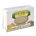 Krisbel Azufre Clay Soap by Jag Couture London New York, 125g bar with natural clay and sulfur for skincare.