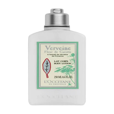 Jag Couture London New York L'Occitane Flor Zanahoria body lotion, 250ml, with vibrant floral and carrot scent.