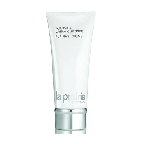 Jag Couture London New York La Prairie Purifying Cream Cleanser in a 200ml tube, showing its gentle, creamy texture.