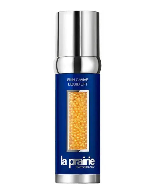 La Prairie Skin Cav Liquid Lift 50ml bottle with sleek packaging, designed to enhance skin firmness and hydration.