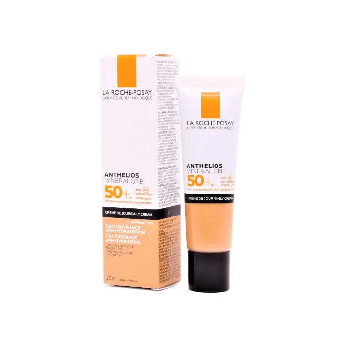 La Roche Posay Anthelios Mineral One Bronze SPF 50 sunscreen in 30ml tube, with bronze tint, by Jag Couture London New York.