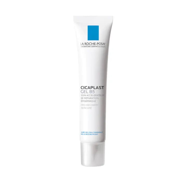 La Roche Posay Cicaplast Gel B5 40ml tube, skincare product with soothing formula, on a plain background