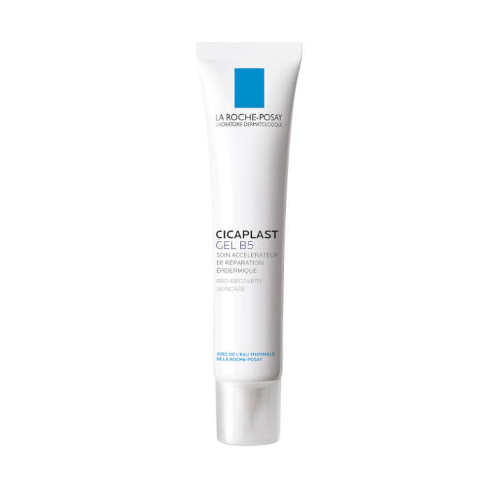 La Roche Posay Cicaplast Gel B5 40ml tube displayed, skincare product for skin repair and soothing by La Roche Posay.