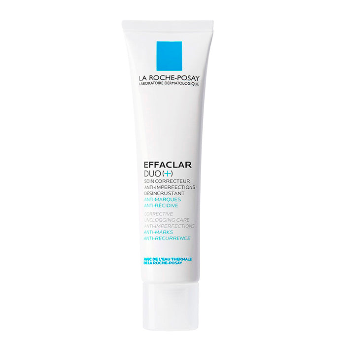 La Roche Posay Effaclar Treatment Duo with Anti-Marks SPF30, 40ml, featuring skincare products in sleek packaging.