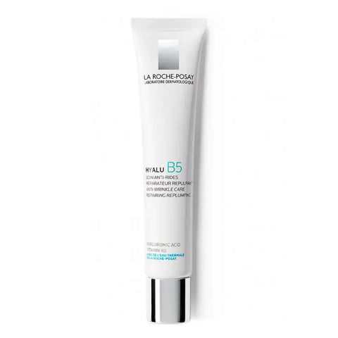 La Roche Posay Hyalu B5 Care 40ml serum bottle with a sleek design, displayed on a neutral background.
